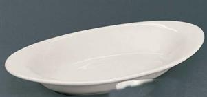 VASSOIO OVALE GONDOLA PICCOLA TIVOLI BIANCO 21CM