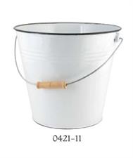 SECCHIO SMALTATO 10LT BIANCO