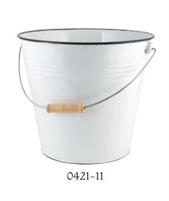 SECCHIO SMALTATO 10LT BIANCO