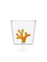 BICCHIERE CORALLO ACQUA ARANCIONE
