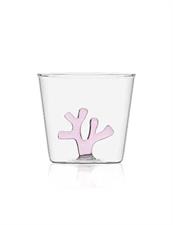 BICCHIERE CORALLO ACQUA ROSA