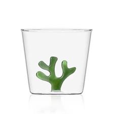 BICCHIERE CORALLO ACQUA VERDE