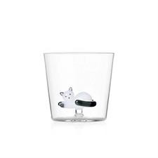BICCHIERE GATTO ACQUA SDRAIATO BIANCO
