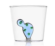 BICCHIERE CACTUS ACQUA BLU