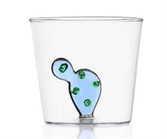 BICCHIERE CACTUS ACQUA BLU