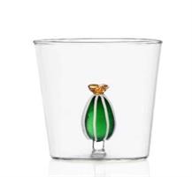 BICCHIERE CACTUS ACQUA FIORE AMBRA