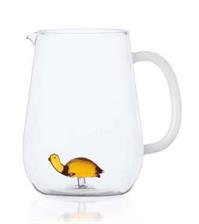 CARAFFA BROCCA VETRO TARTARUGA