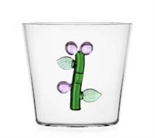 BICCHIERE FIORE ACQUA ROSA