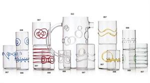 CARAFFA BROCCA VETRO DECO