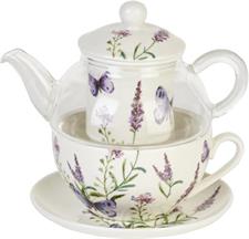 TEA FOR ONE LAVANDA PORCELLANA
