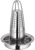 CUOCIPOLLO CON PORTA AROMI INOX
