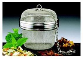 SFERA PORTASPEZIE INOX 10,5CM.