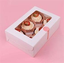 SCATOLA DOLCI PER MUFFIN CON SUPPORTO CARTONCINO