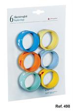 CONFEZIONE 6 LEGATOVAGLIOLI PLASTICA COLORATI