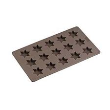 STAMPO BISCOTTI MULTIPORZIONE STELLE SILICONE