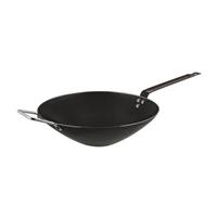 PADELLA WOK FERRO M.LUNGO+M.CORTO 40CM H.11CM