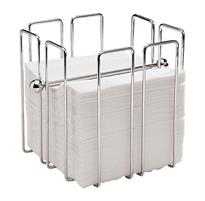 PORTATOVAGLIOLI FILO 19X19X19 ACCIAIO INOX