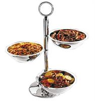 ANTIPASTIERA PORTA SALATINI INOX 2 CIOTOLE