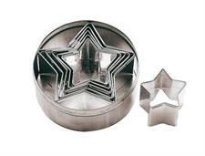 SET 6 TAGLIAPASTA STELLA INOX H.3CM