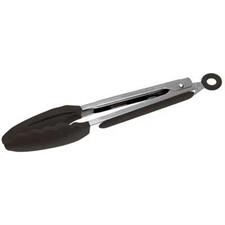 MOLLA PINZA A FOGLIA SILICONE NERO 23CM