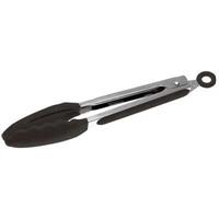 MOLLA PINZA A FOGLIA SILICONE NERO 23CM