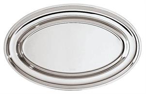 VASSOIO PORTATA OVALE INOX SAMBONET 46CM