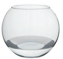 VASO BOCCIA PESCI VETRO FLORA 18CM