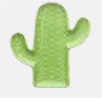 PIATTO CACTUS CHIARO 20X19X2