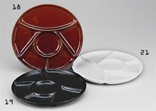 PIATTO FONDUTA CERAMICA 22CM