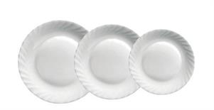 PIATTO FONDO PRIMA VETRO BIANCO 23CM