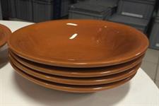 PIATTO FONDO VOLTERRA TERRACOTTA 23CM