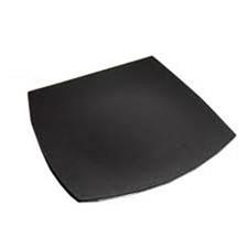 PIATTO FRUTTA DELICE VETRO BIANCO/NERO 19CM