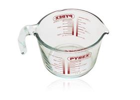 CARAFFA GRADUATA C/MANICO VETRO PYREX 1LT 264