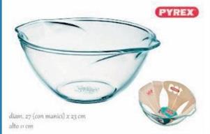 COPPA MULTIUSO VETRO PYREX 23CM 2,5LT