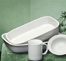 PIROFILA RETTANGOLARE ETRUSCA PORCELLANA 40X27