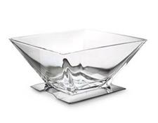 PORTAFRUTTA CUBE VETRO-INOX