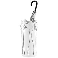 PORTAOMBRELLI METALLO FLOWERS2 BIANCO