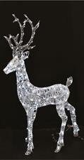CERVO IN PIEDI FILO GLITTER 200LED H100CM