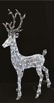 CERVO IN PIEDI FILO GLITTER 200LED H100CM