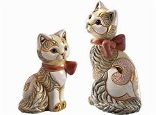 GATTINO CON NASTRO ROSA BABY