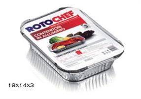 VASCHETTA ALLUMINIO 3 PORZIONI CON COPERCHIO 3PZ