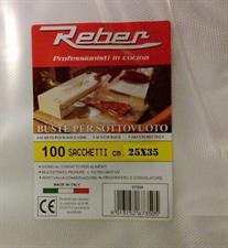 SACCHETTI SOTTOVUOTO ALIMENTI 25X35 100PZ 6724N