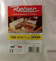 SACCHETTI SOTTOVUOTO ALIMENTI 30X40 100PZ GOFFRA