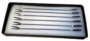 SCATOLA 6 FORCHETTINE INOX