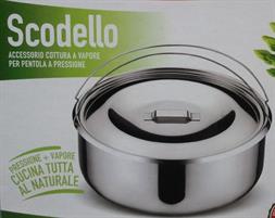 CESTELLO SCODELLO INOX INSERTO 3'M. LAGOSTINA