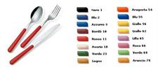 SERVIZIO POSATE COLORATE 24PZ BRIO LEGNO