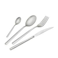 SERVIZIO POSATE INOX 24PZ FASHION SABBIATO
