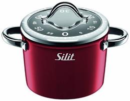 TIMER CUCINA MECCANICO PENTOLA VITALIANO ROSSO