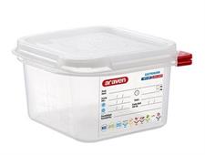CONTENITORE ERMETICO PP GN1/6 H.100MM 1,7LT