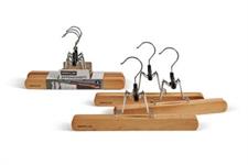 SET 3 PINZA PANTALONI LEGNO 28CM